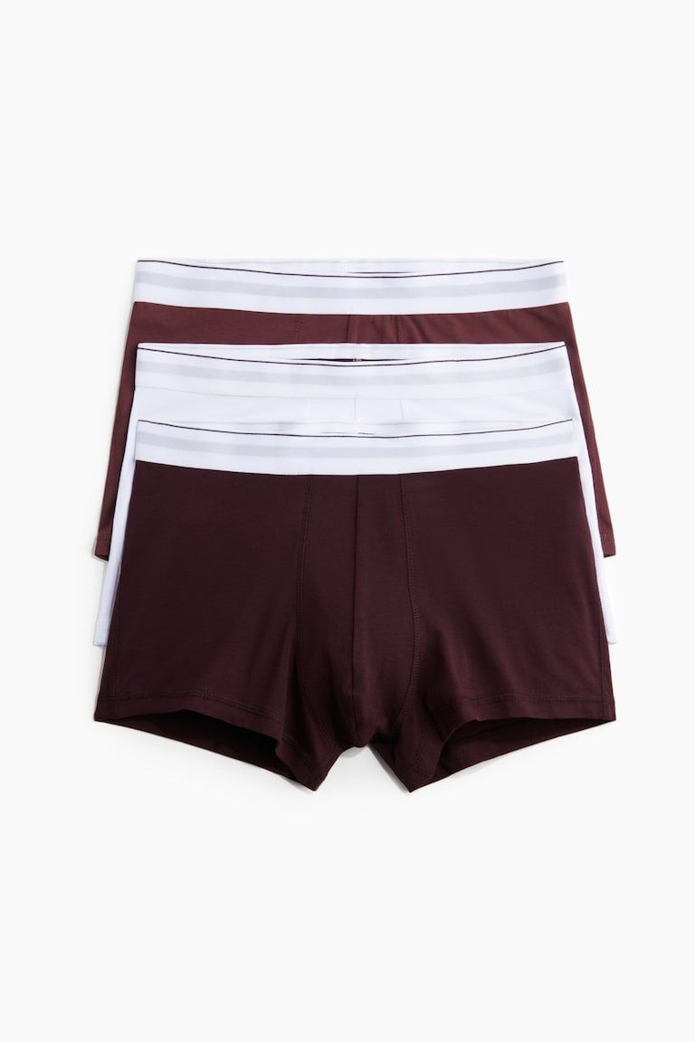 3-Pack Short Boxer Briefs with Lycra®