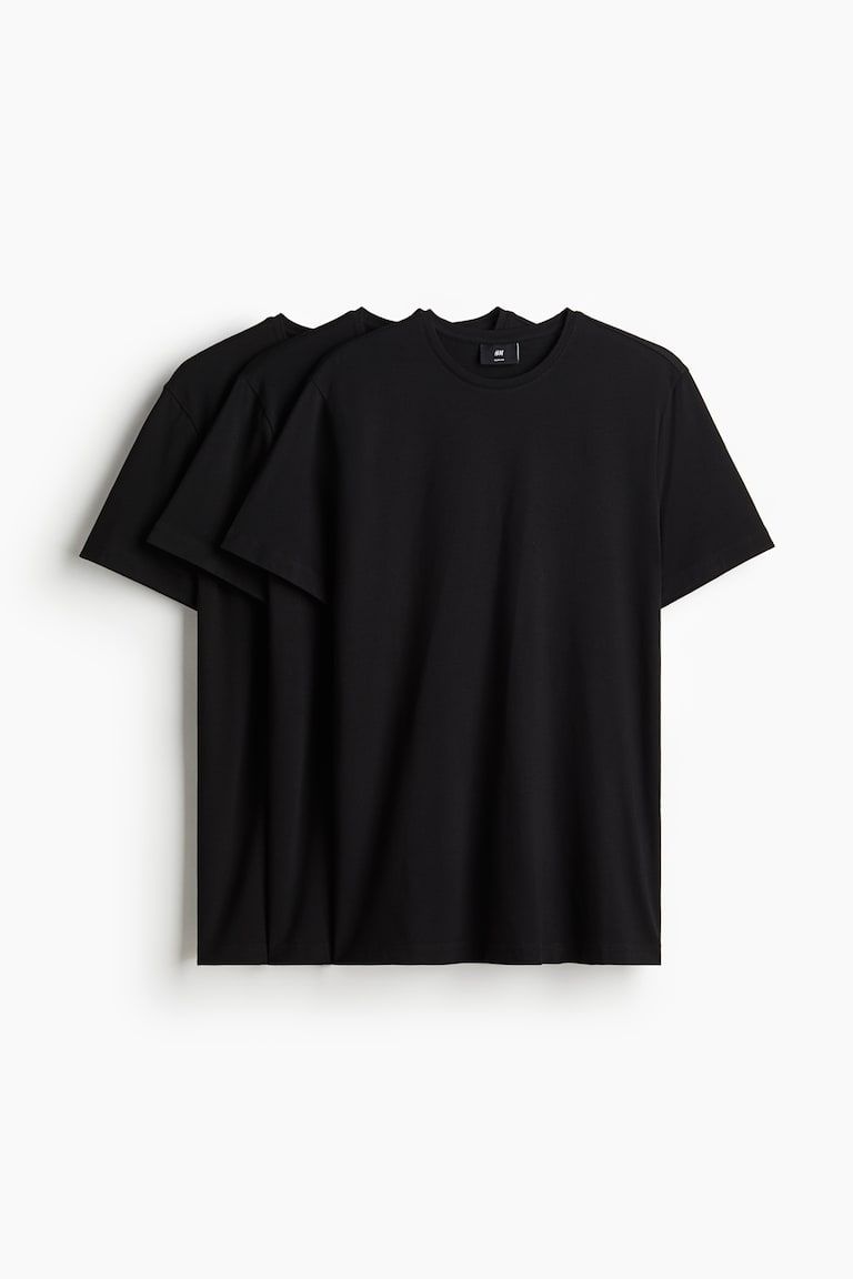 3-pack Slim Fit T-shirts