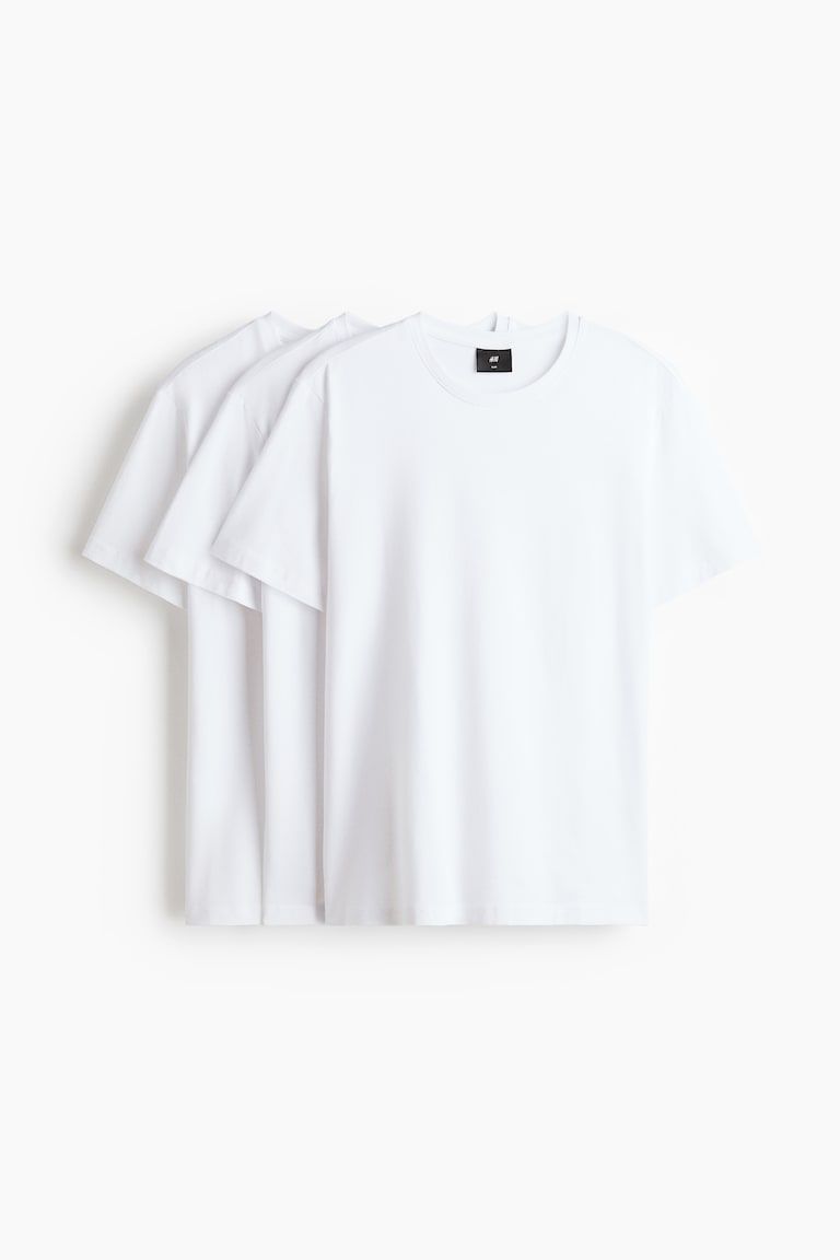 3-pack Slim Fit T-shirts