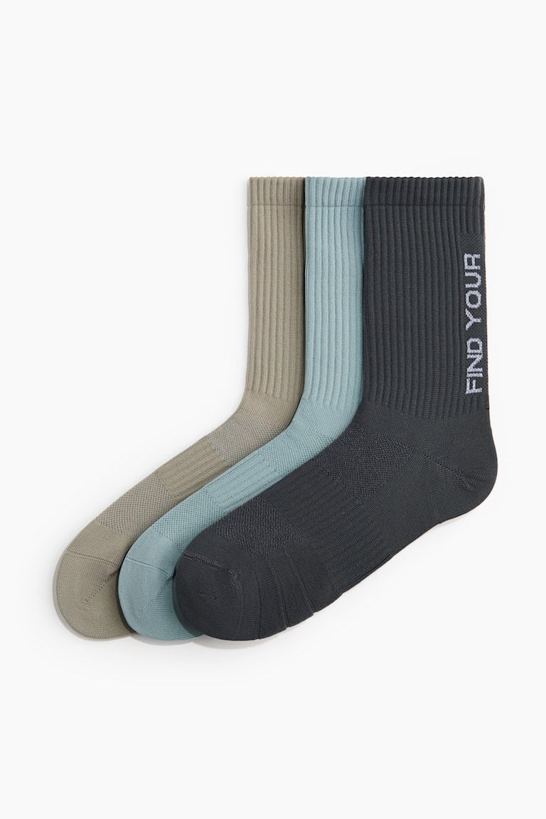 3-Pack Sports Socks with DryMove™