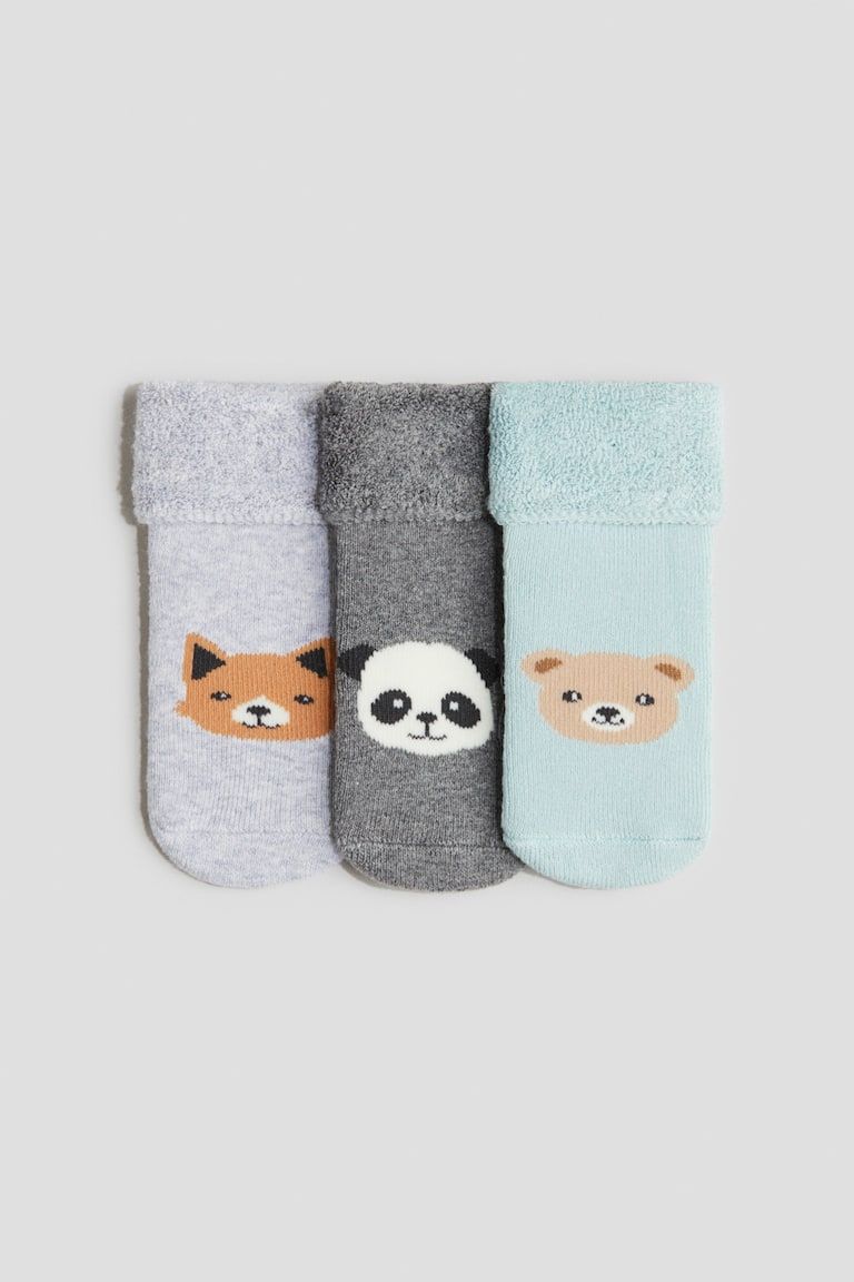 3-pack Terry Socks