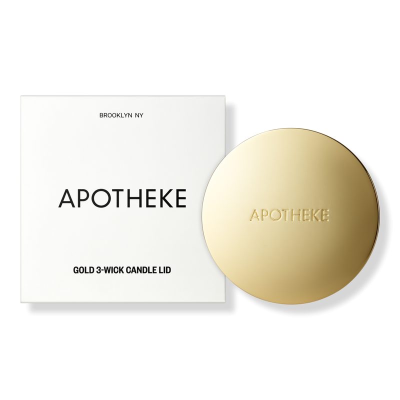 3-Wick Candle Lid - Gold 3-Wick Candle Lid