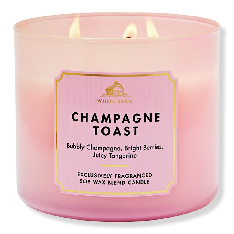 3-Wick Scented Candle - Champagne Toast