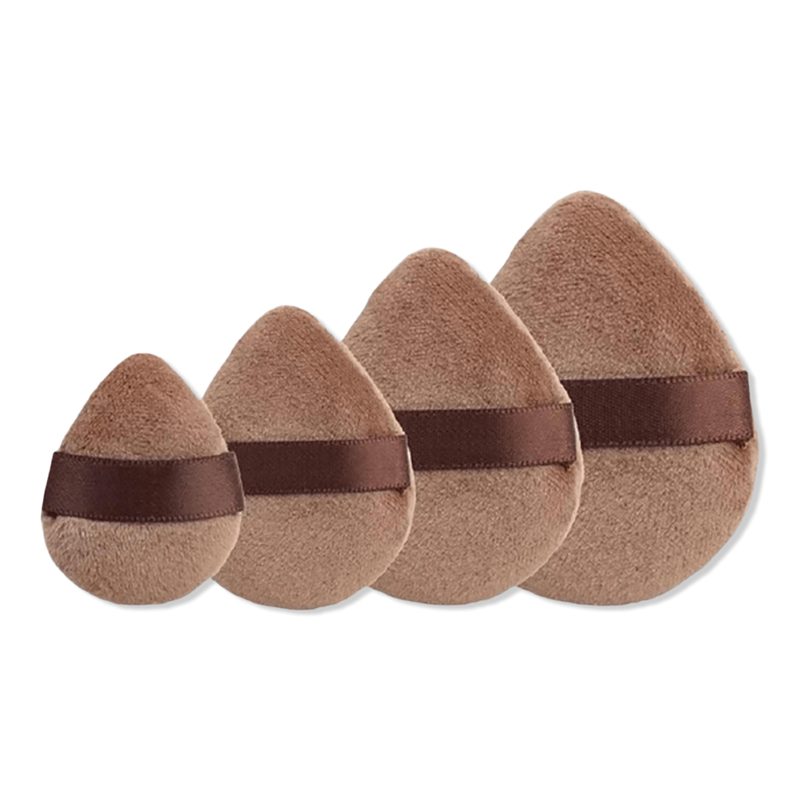 4 Assorted Brown Puffs