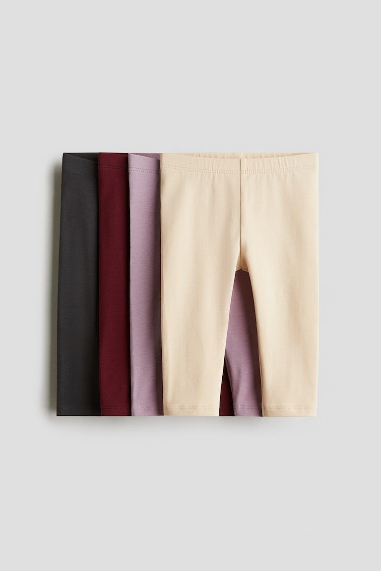 4-pack Cotton Jersey Leggings