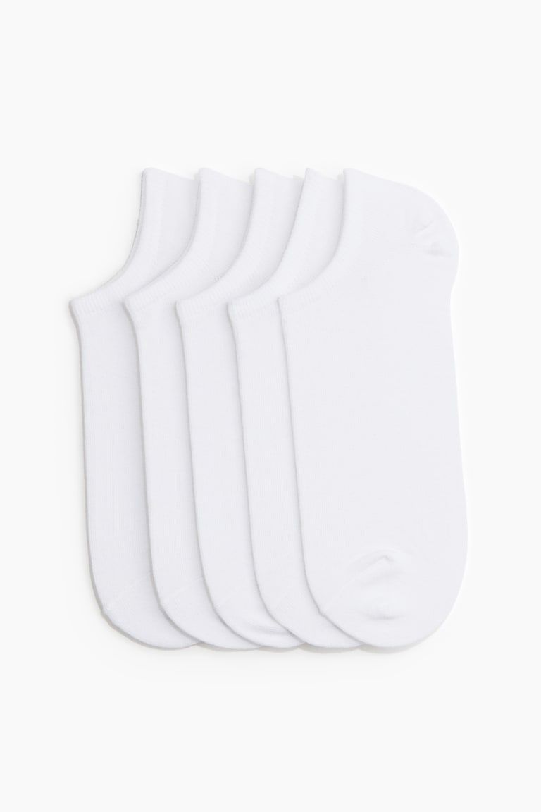 5-Pack Ankle Socks with Lycra®