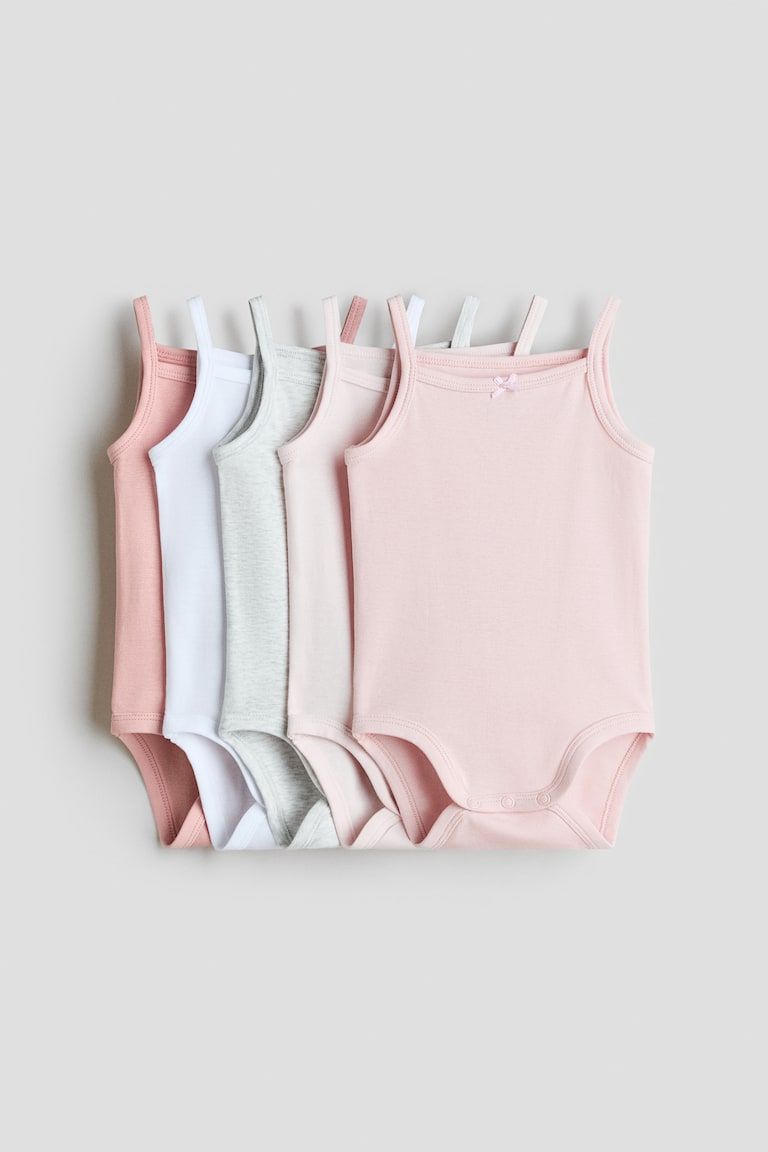5-pack Cotton Bodysuits