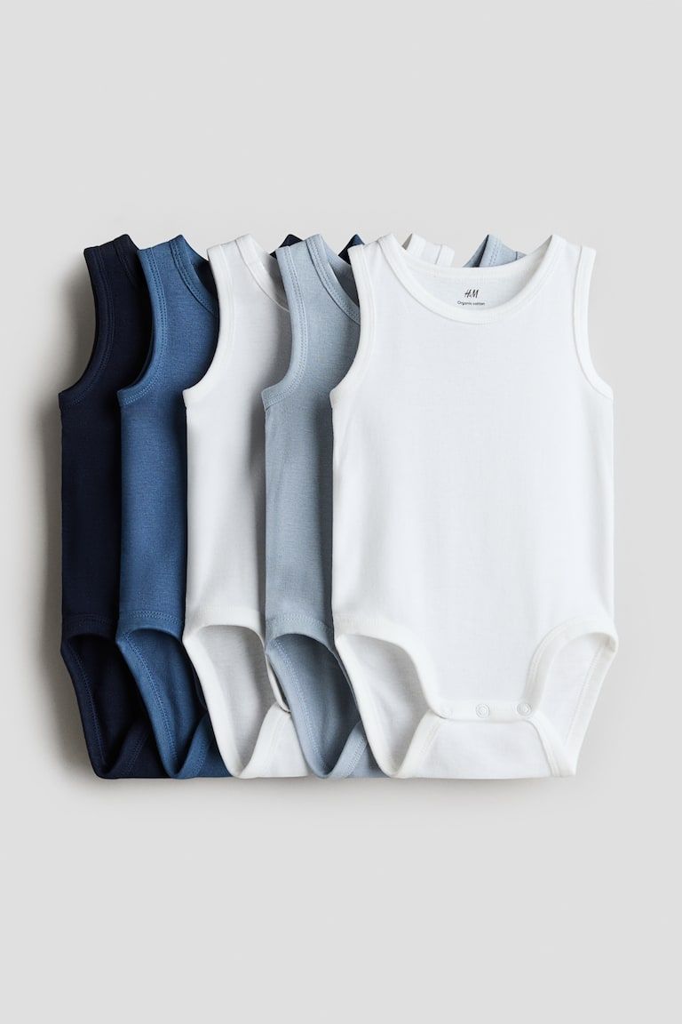 5-pack Cotton Bodysuits