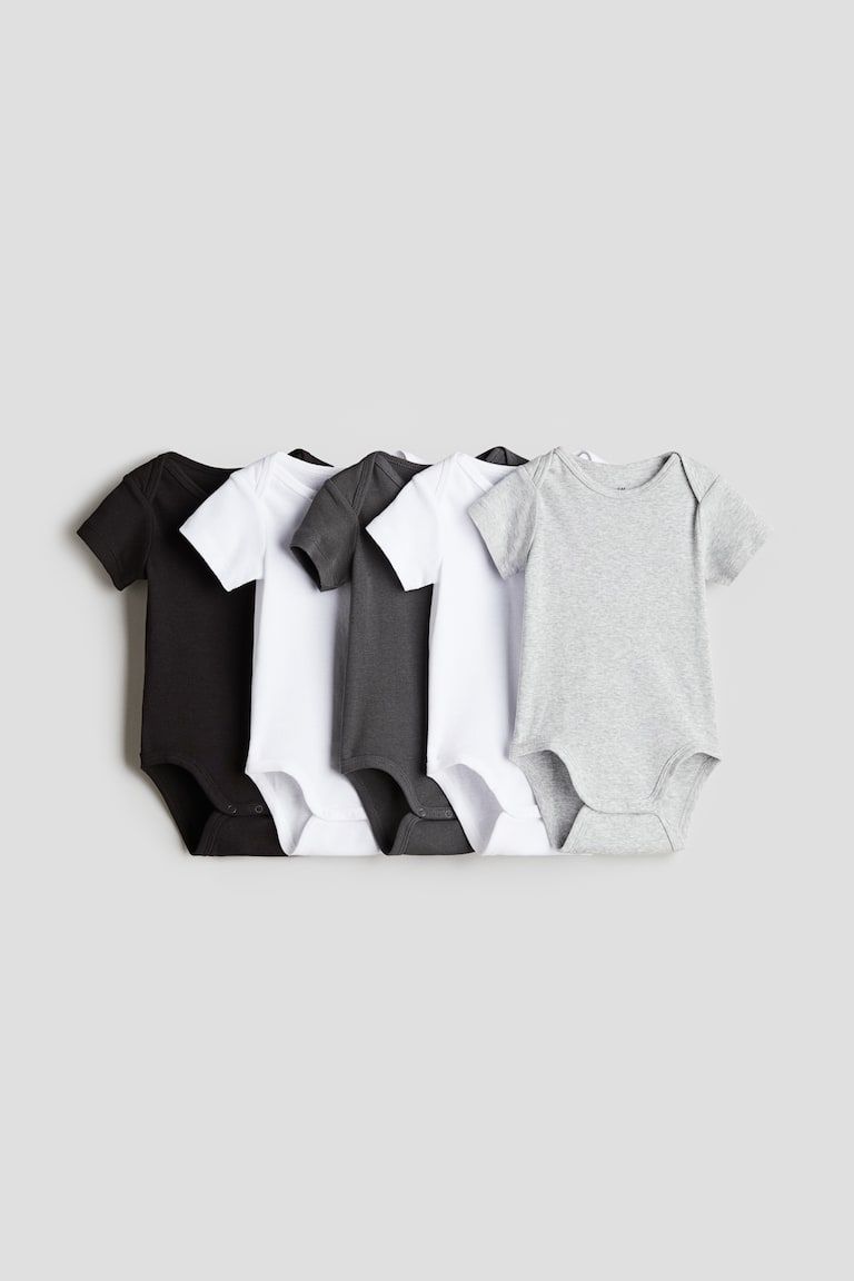 5-pack Cotton Bodysuits