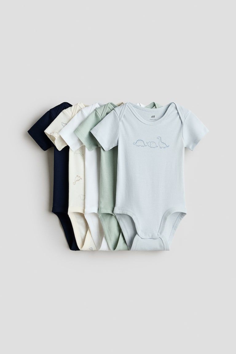 5-pack Cotton Bodysuits