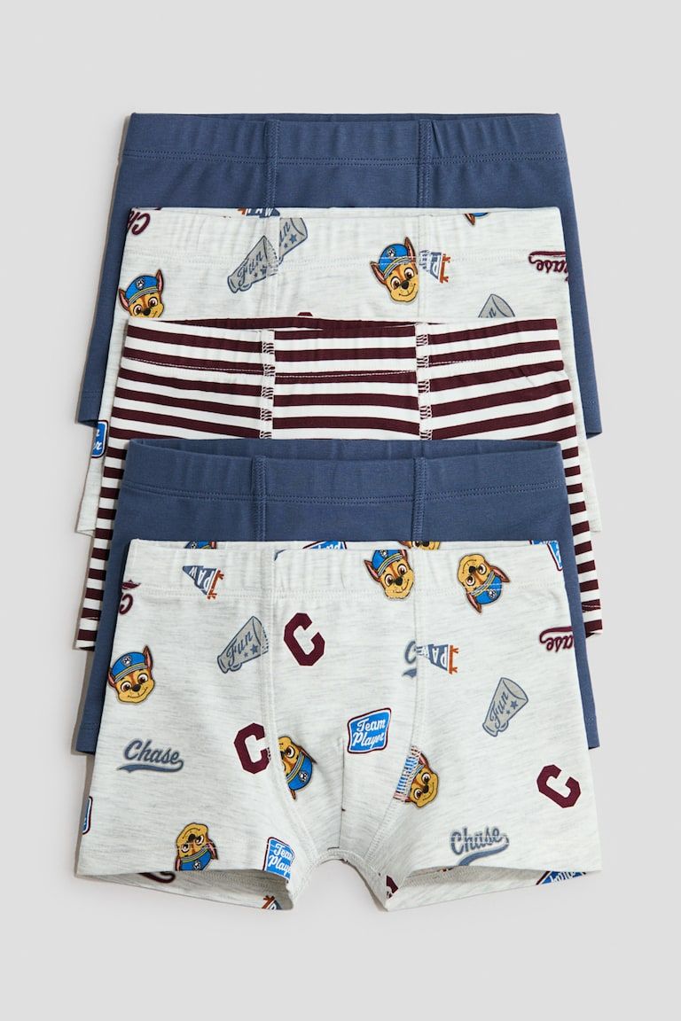 5-Pack Cotton Boxer Briefs