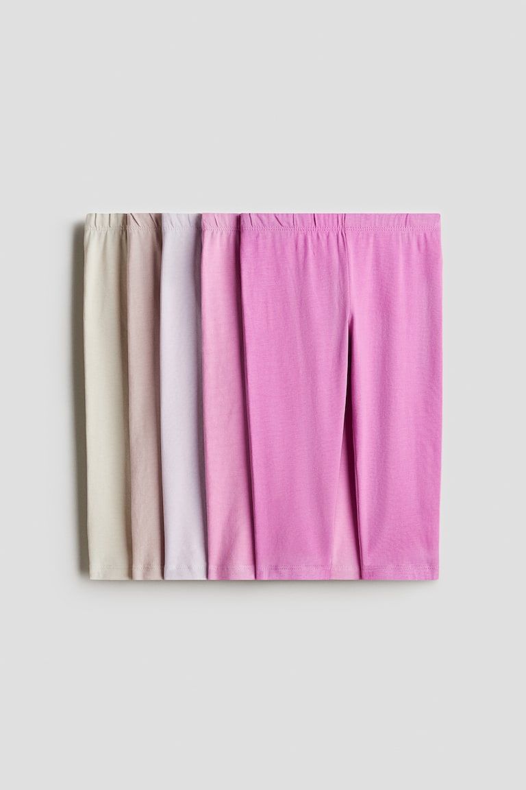5-pack Cotton Capri Leggings