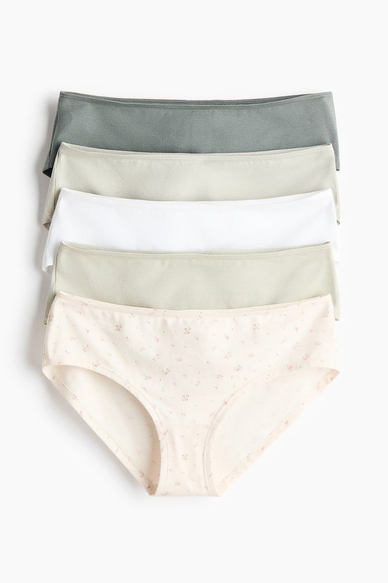 5-pack Cotton Hipster Briefs