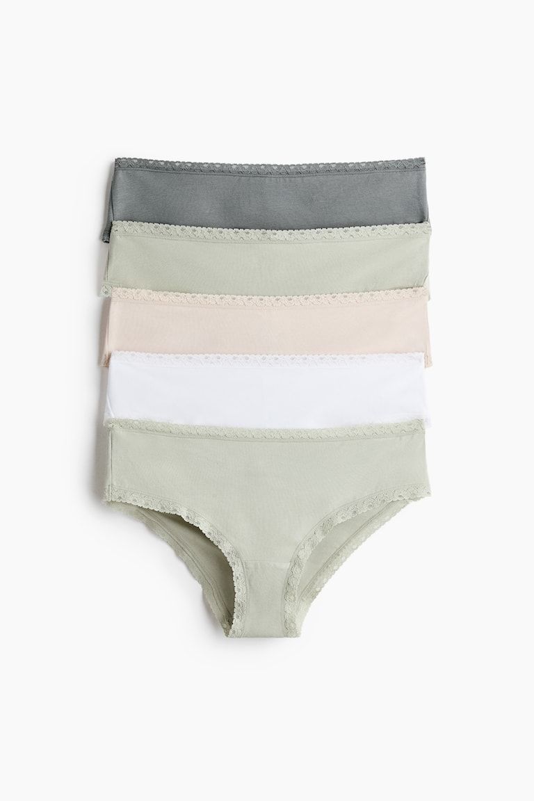 5-pack Cotton Hipster Briefs