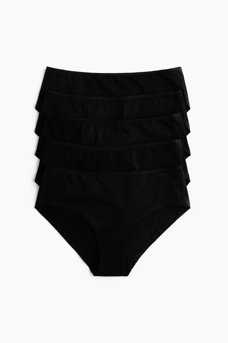 5-Pack Cotton Hipster Briefs