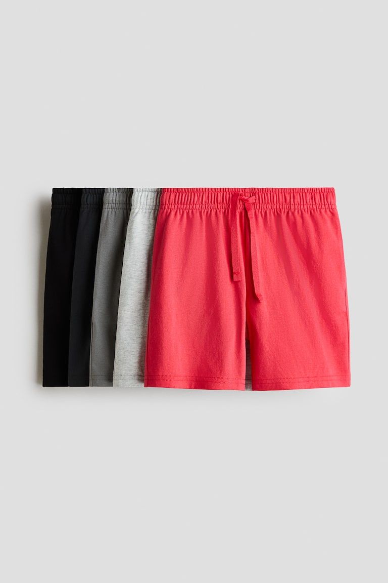 5-Pack Cotton Jersey Shorts