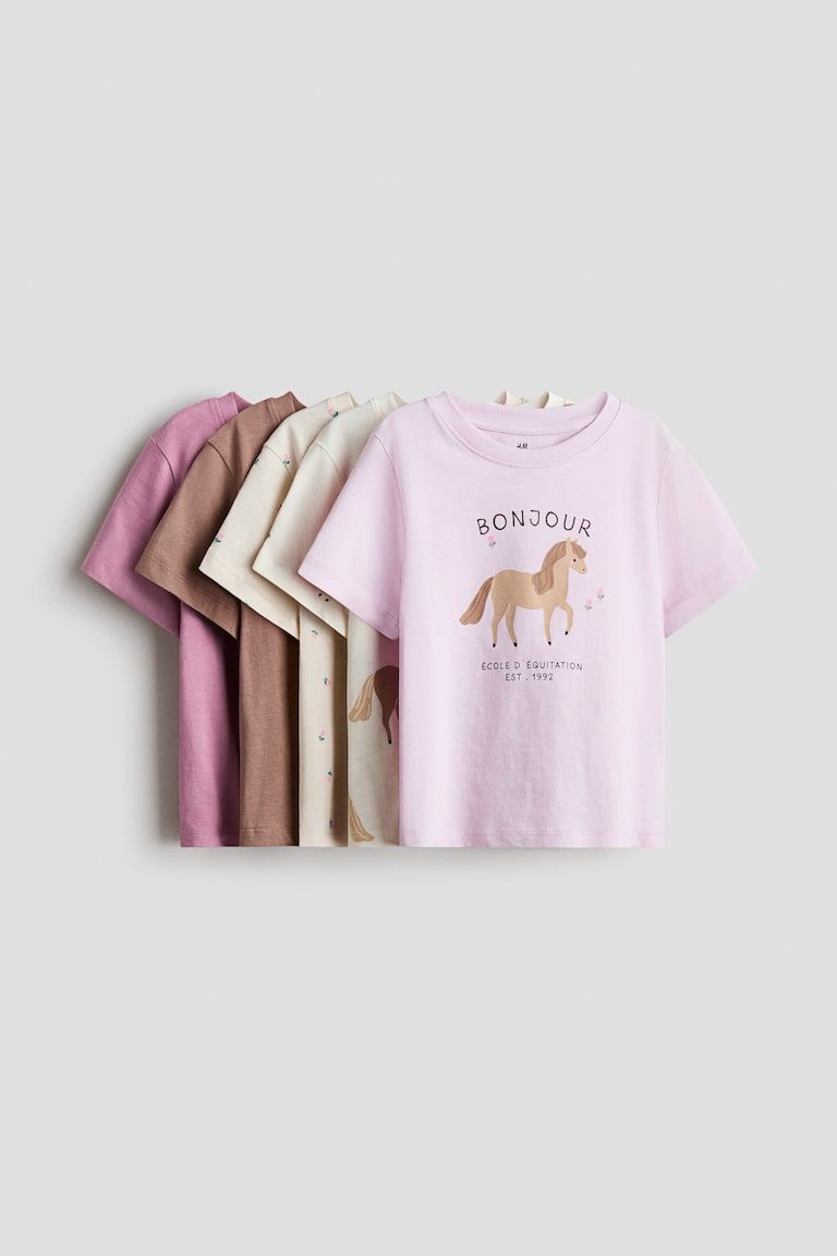 5-Pack Cotton T-Shirts