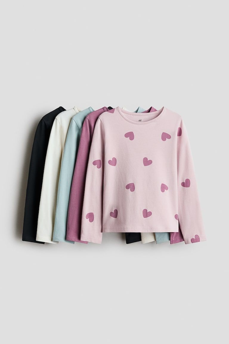 5-Pack Long-Sleeved T-Shirts