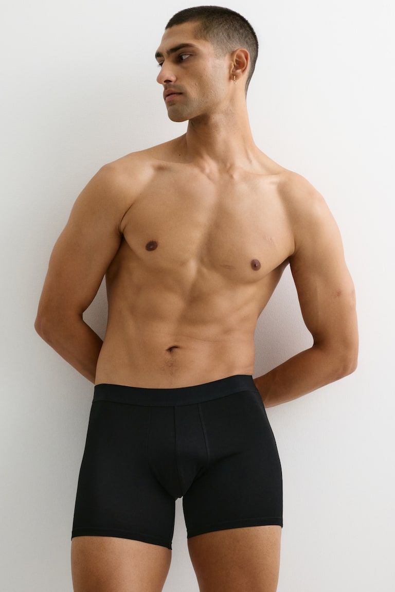 5-pack Mid-Length Boxer Briefs with Lycra®
