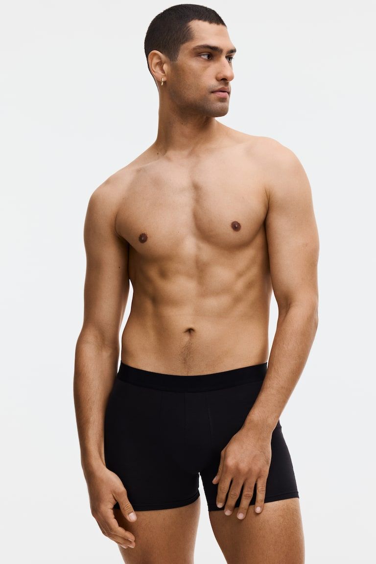 5-pack Mid-Length Boxer Briefs with Lycra®