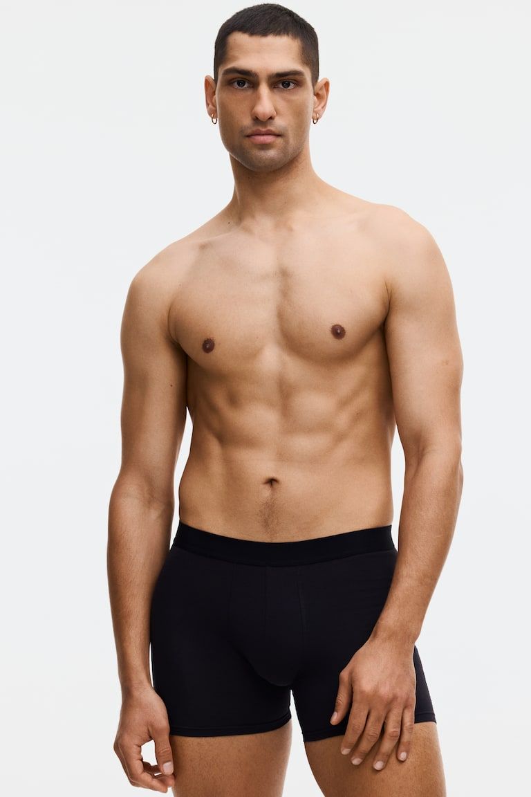 5-pack Mid-Length Boxer Briefs with Lycra®
