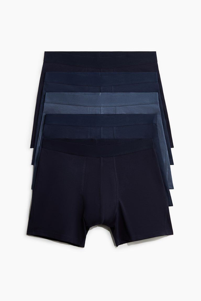 5-pack Mid-Length Boxer Briefs with Lycra®