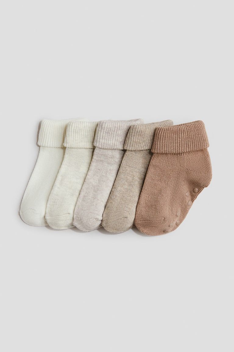 5-pack Non-slip Socks