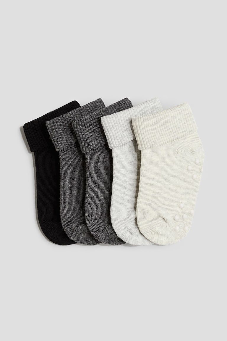 5-pack Non-slip Socks