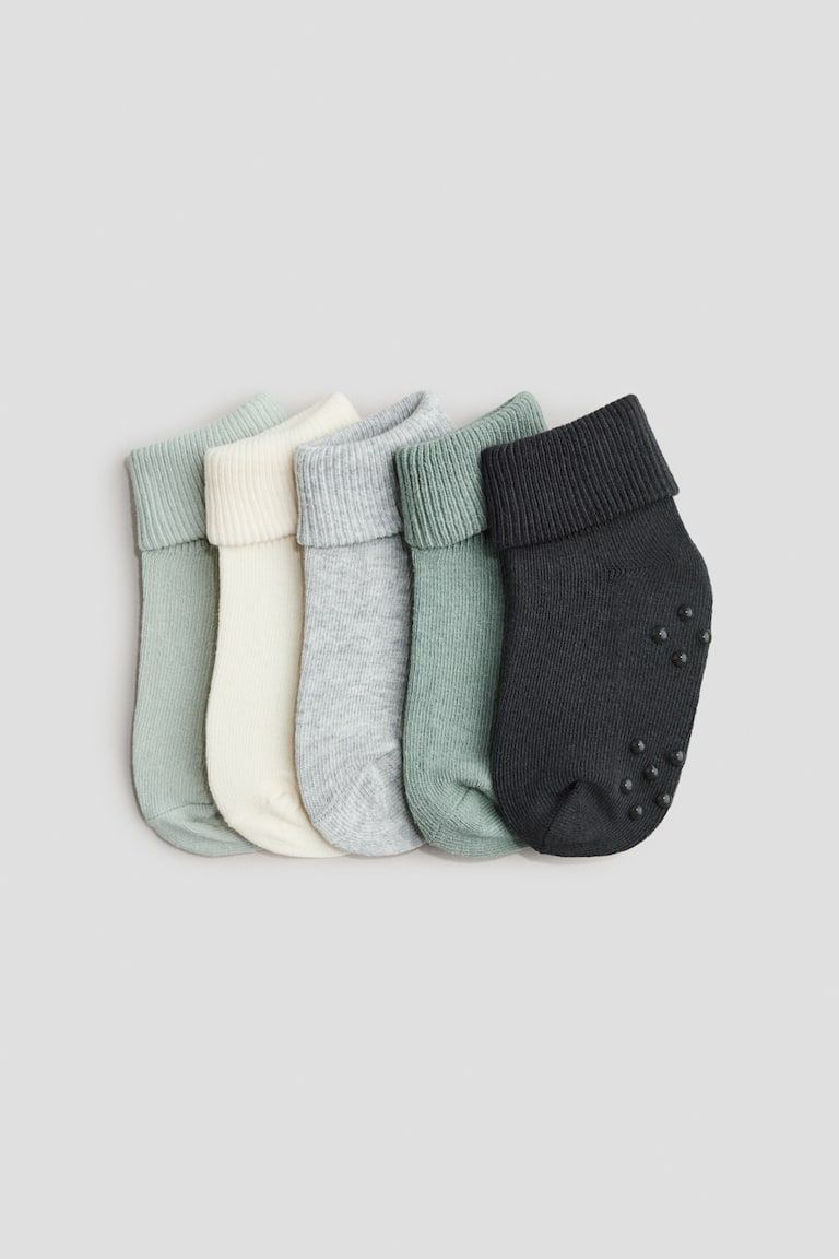 5-pack Non-slip Socks