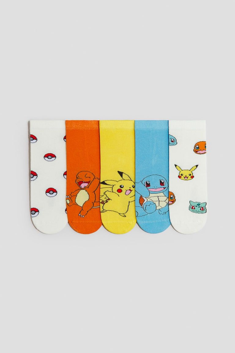 5-Pack Patterned Socks