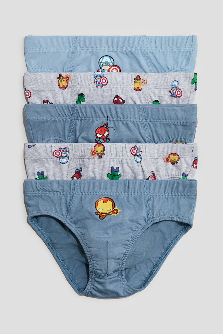 5-Pack Printed Boys’ Briefs