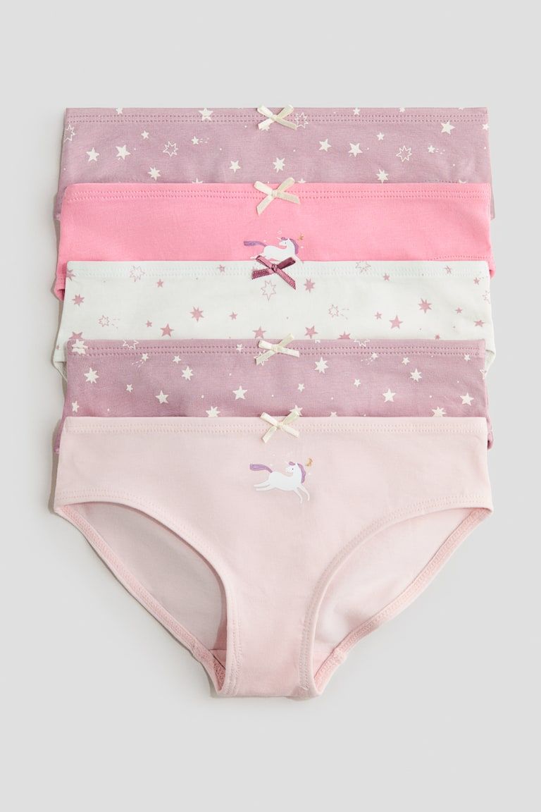 5-Pack Printed Cotton Briefs