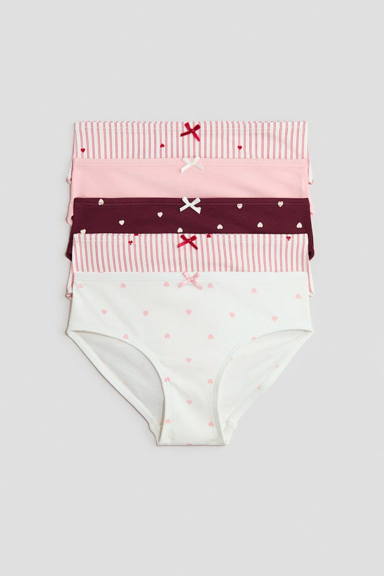 5-Pack Printed Cotton Briefs