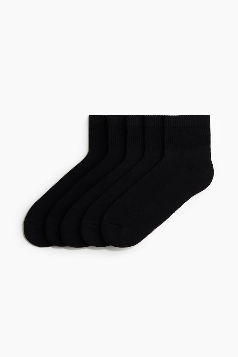 5-Pack Short Socks with Lycra®