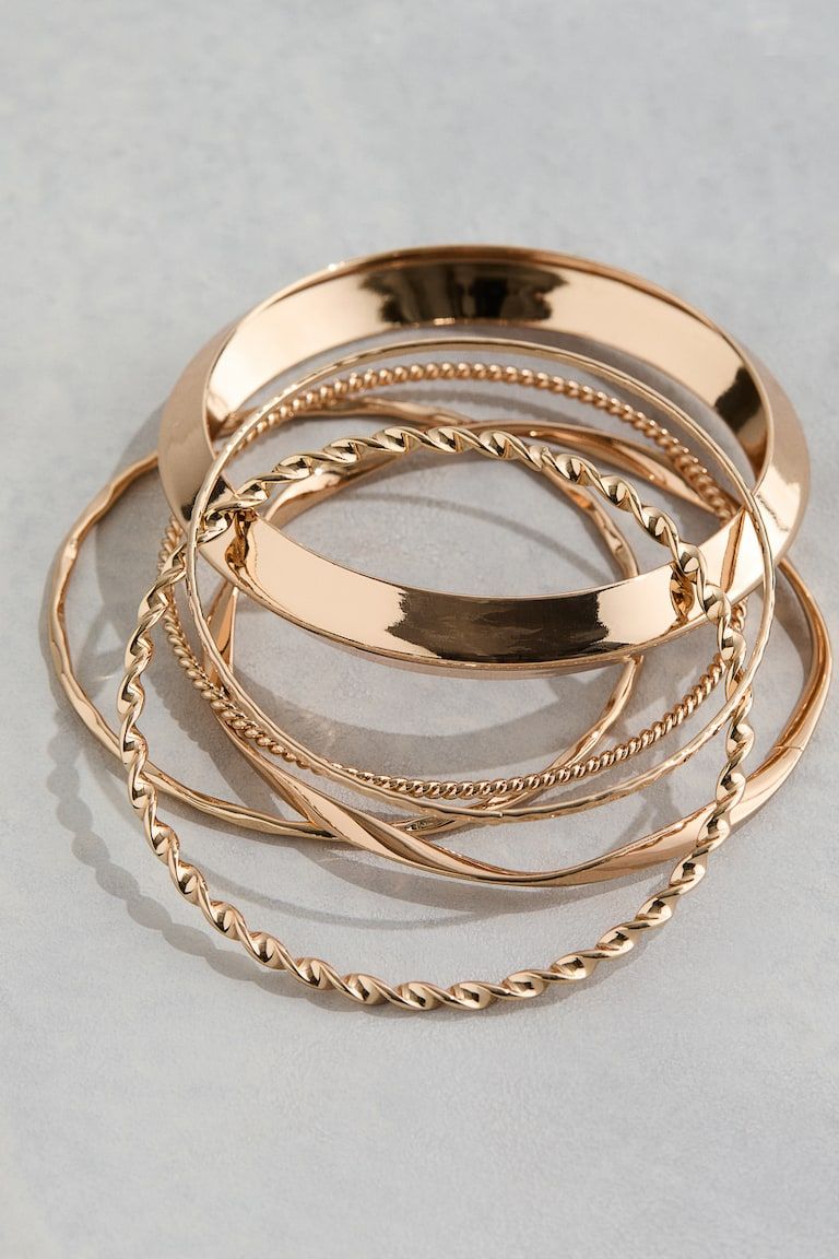 6-pack metal bangles