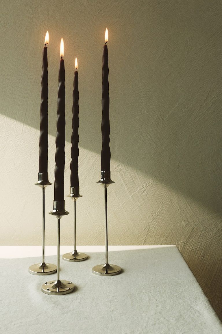 6-Pack Molded Taper Candles