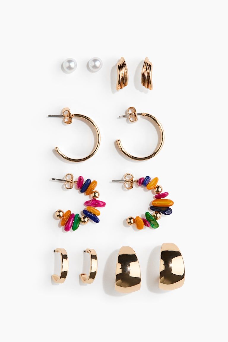 6 Pairs Earrings
