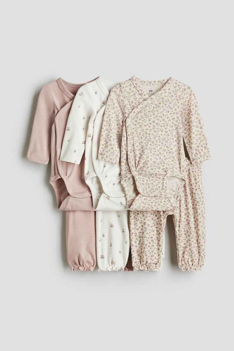 6-piece Bodysuit and Pants Set