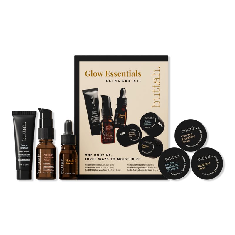 6 Piece Glow Essentials Skincare Travel Set