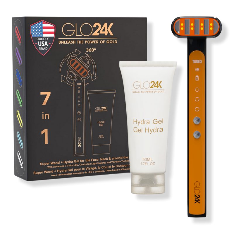 7 Color LED Super Wand + Hydra Gel