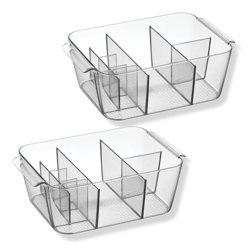 8-Section Makeup Organizer