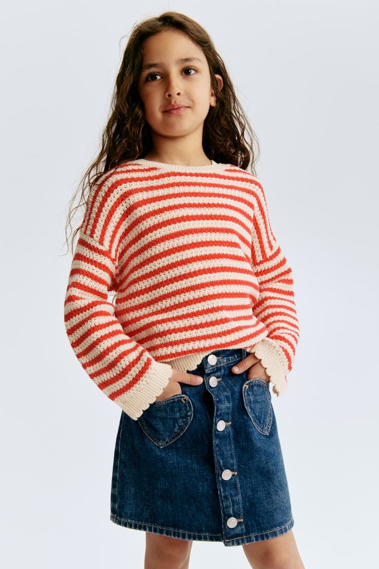 A-Line Denim Skirt