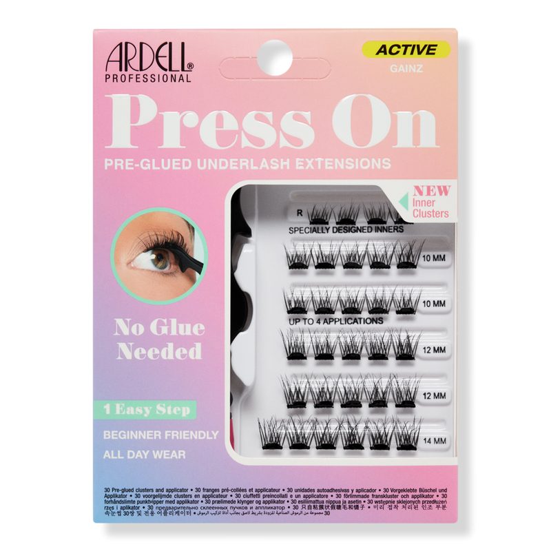 Active Press On Pre-Glued Underlash Extensions - Gainz