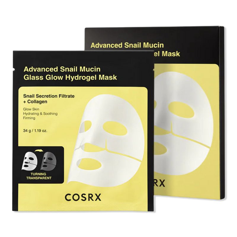 Advanced Snail Mucin Glass Glow Hydrogel Mask