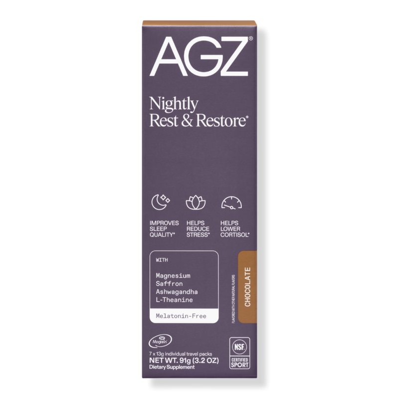 AGZ Nightly Rest & Restore Sleep Supplement - Chocolate