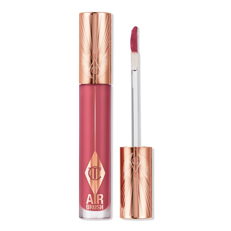 Airbrush Flawless Matte Lip Blur Liquid Lipstick - Rose Blur
