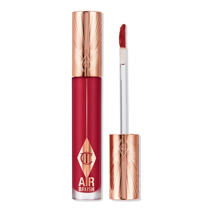 Airbrush Flawless Matte Lip Blur Liquid Lipstick - Ruby Blur