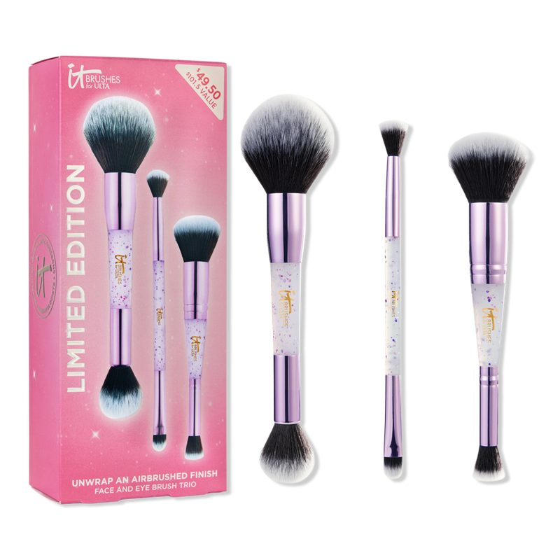 Airbrush Limited Edition Dual-Ended Face & Eye Brush Trio