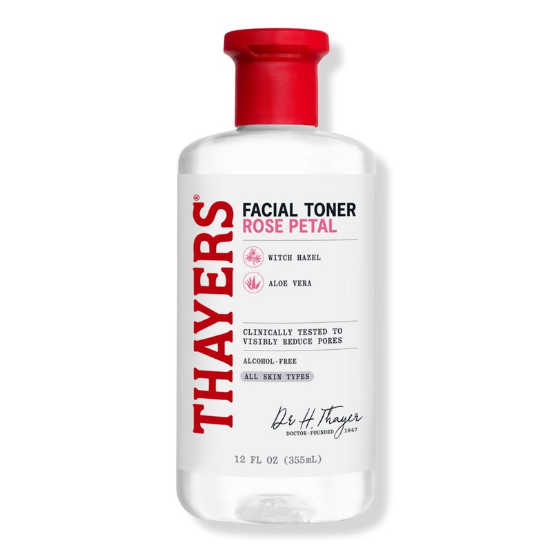 Alcohol-Free Witch Hazel Facial Toner - Rose Petal