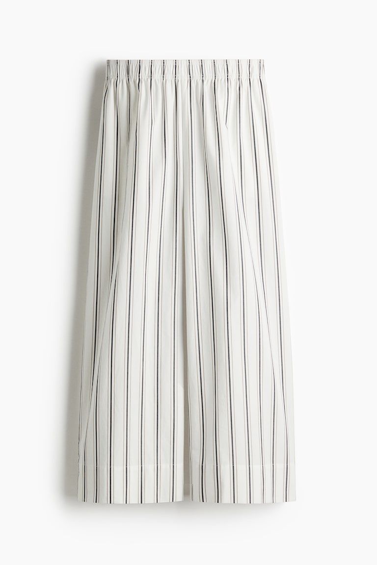 Ankle-Length Cotton Pants